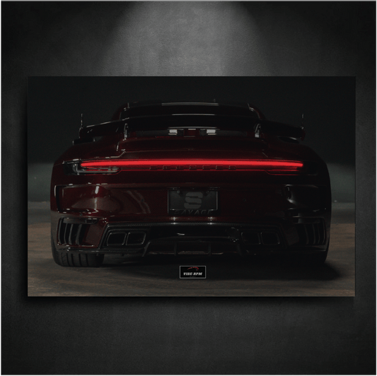 Tableau NEON Porsche 992 Stinger GTR Limited Edition 2/13 ( Red Carbon )