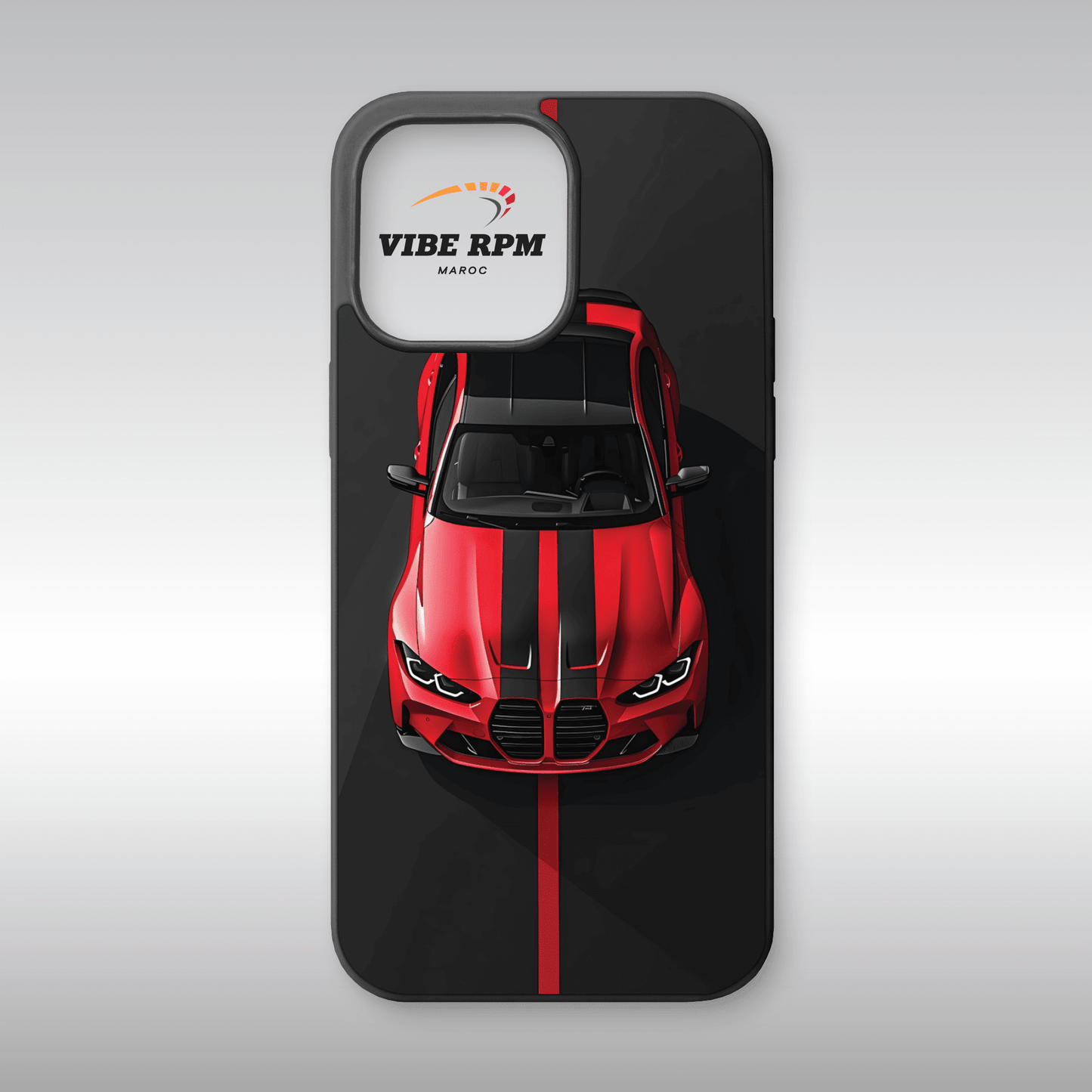 Coque téléphone BMW M3 VibeRPM, design sportif et élégant, finition matte, silicone premium, protection anti-chocs, livraison gratuite