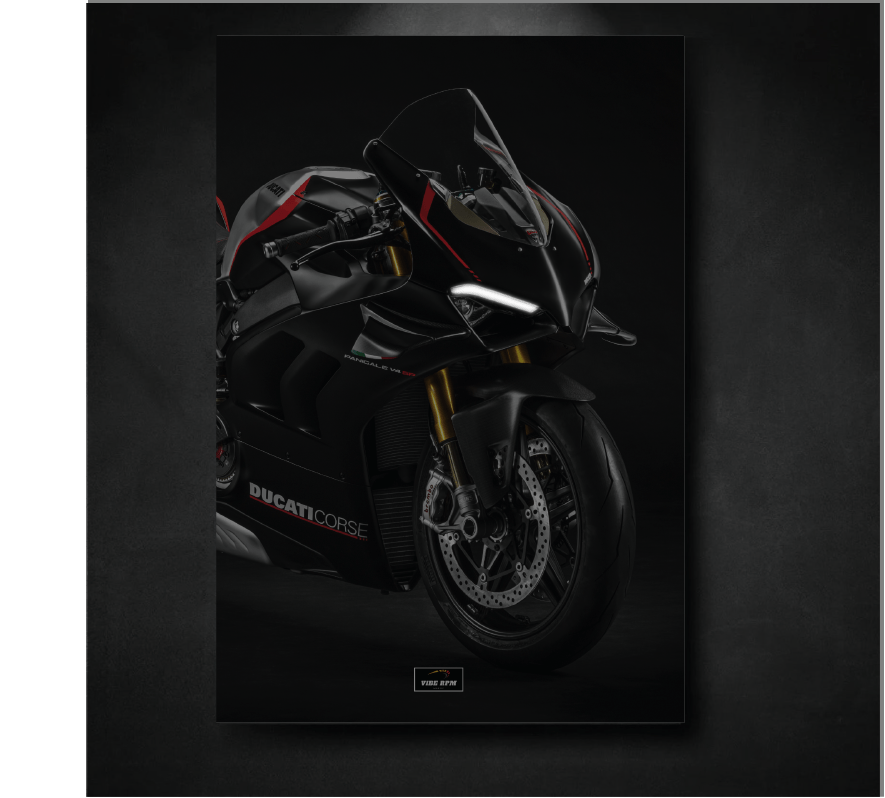 Tableau NÉON Ducati Panigale V4 SP