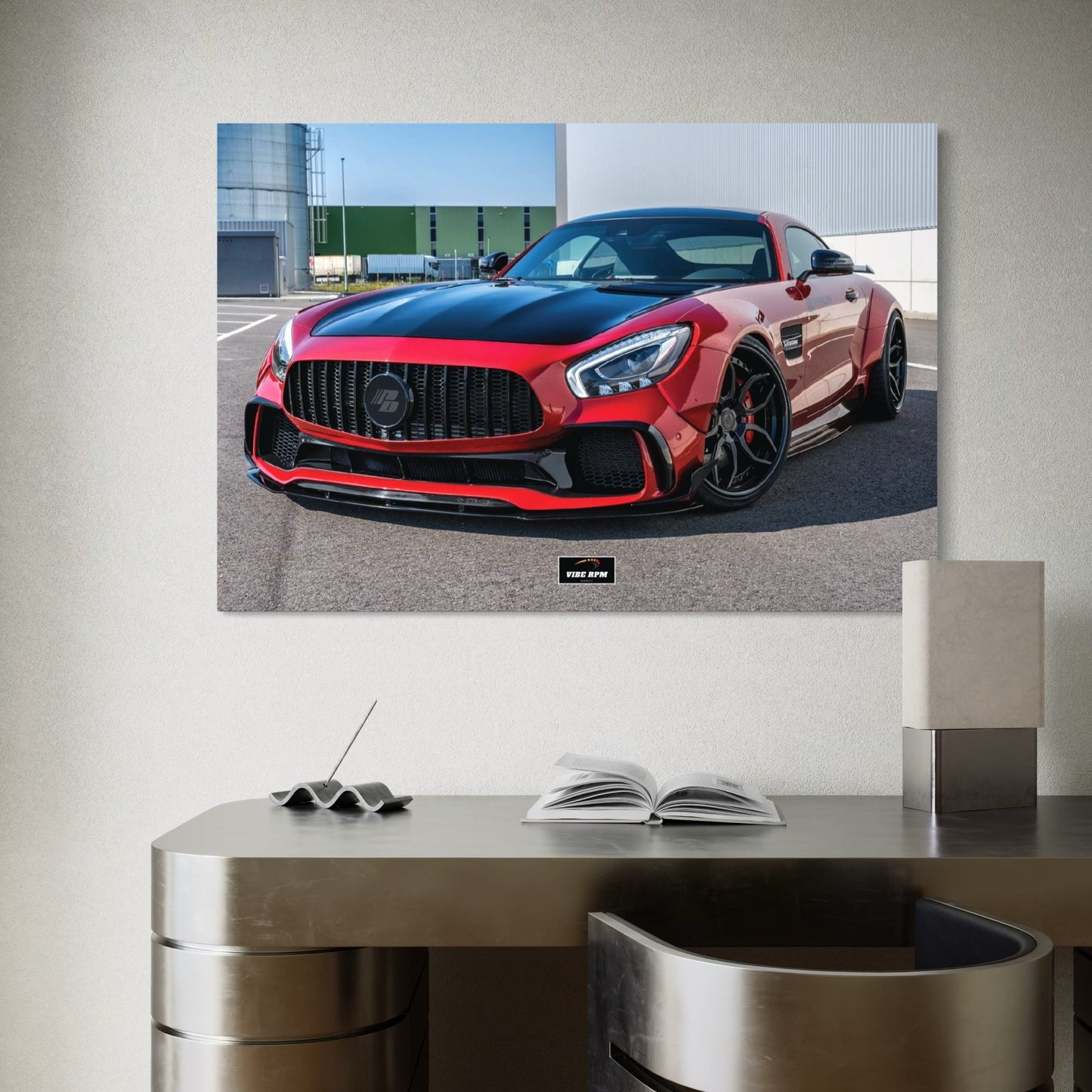 Tableau NÉON Mercedes AMG GT S