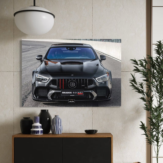 Tableau NÉON Mercedes Benz GT63s Brabus Rocket 900