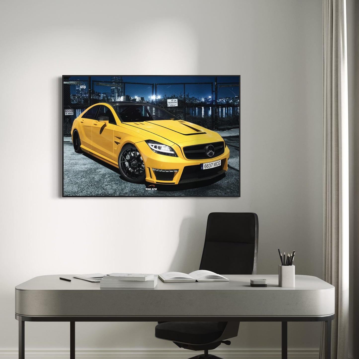 Tableau NÉON Mercedes AMG CLS 63S