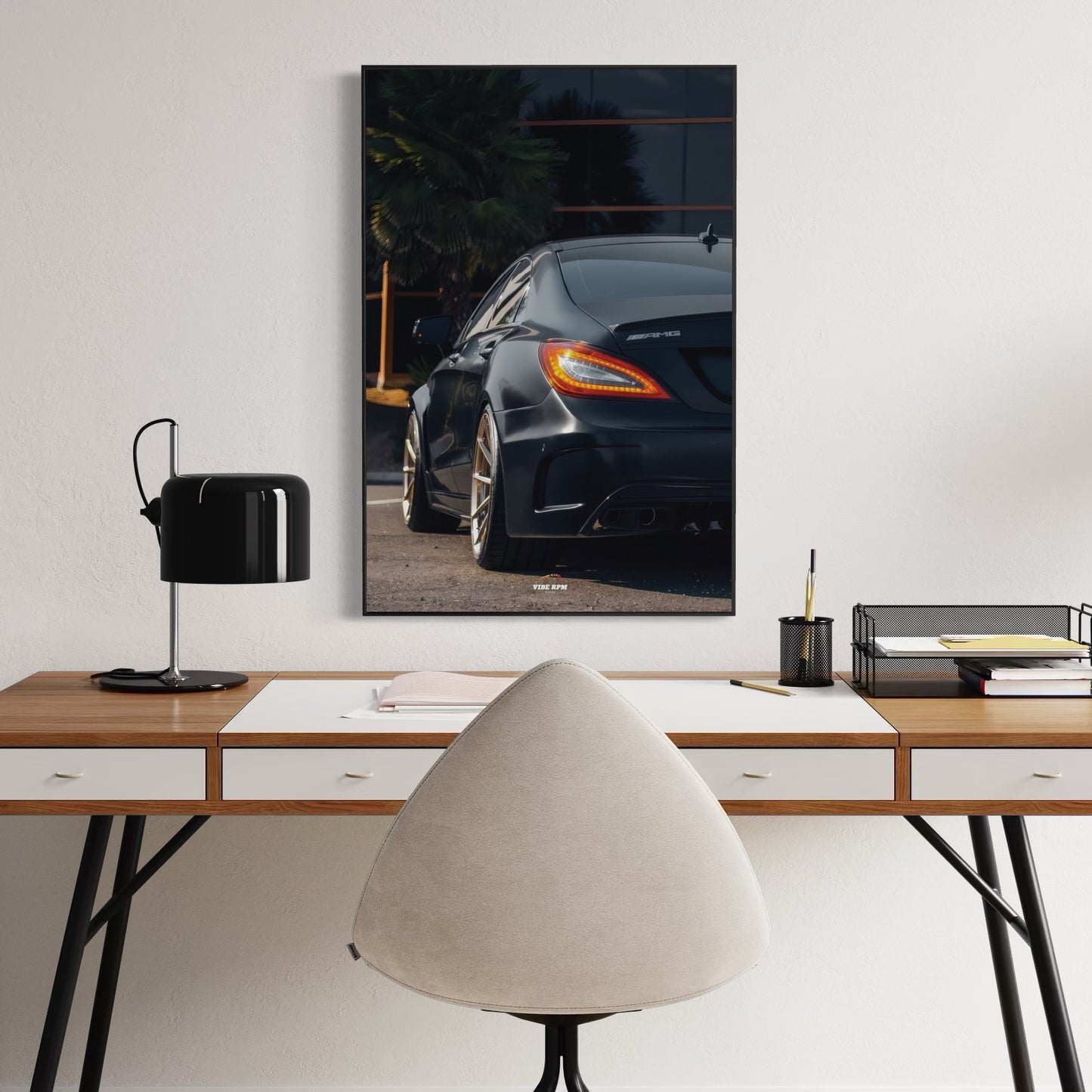 Tableau NÉON Mercedes AMG CLS 63S