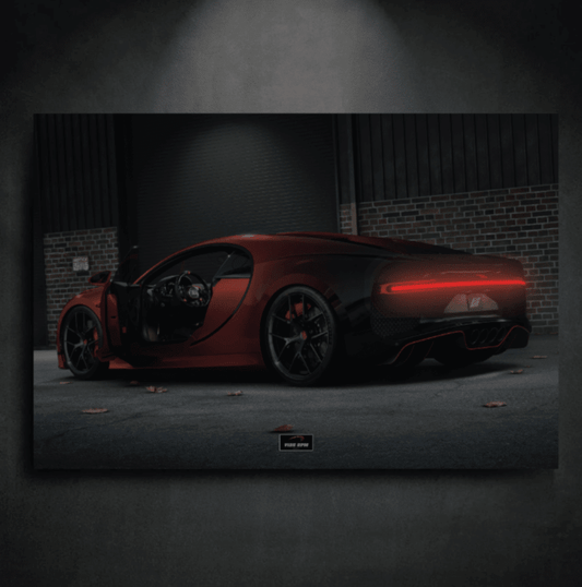 Tableau NÉON Bugatti Chiron