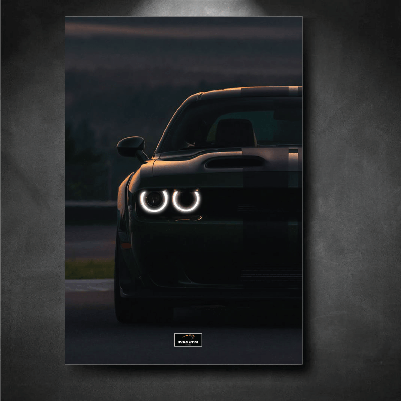 Tableau NEON Dodge Charger SRT Hellcat