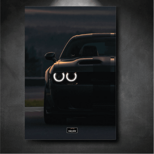 Tableau NEON Dodge Charger SRT Hellcat
