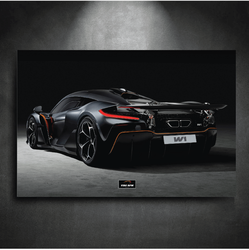 Tableau NÉON McLaren W1