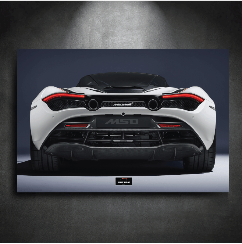 Tableau NÉON Novitec McLaren 750S