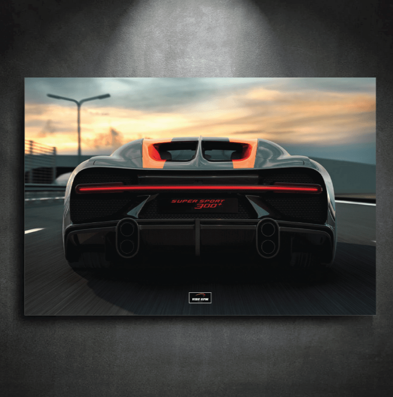 Tableau NÉON Bugatti Chiron