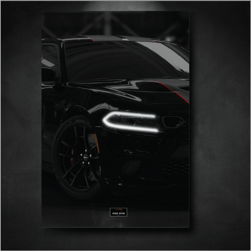 Tableau-NEON Dodge Charger SRT Hellcat