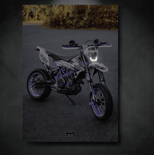 Tableau NEON KTM MOTOCROSS