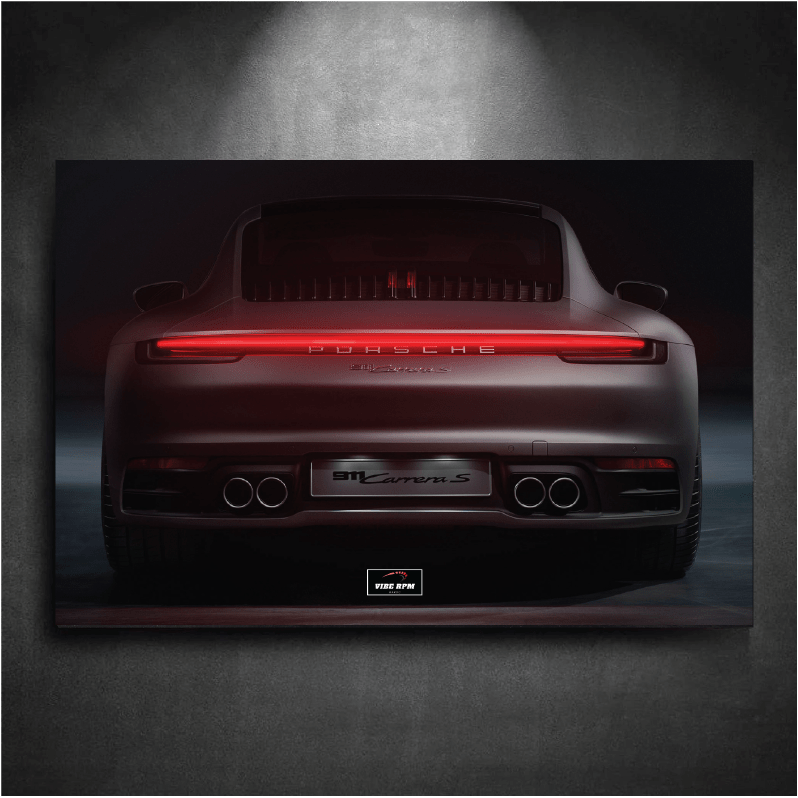 Tableau NEON Porsche 911 Carrera 4S