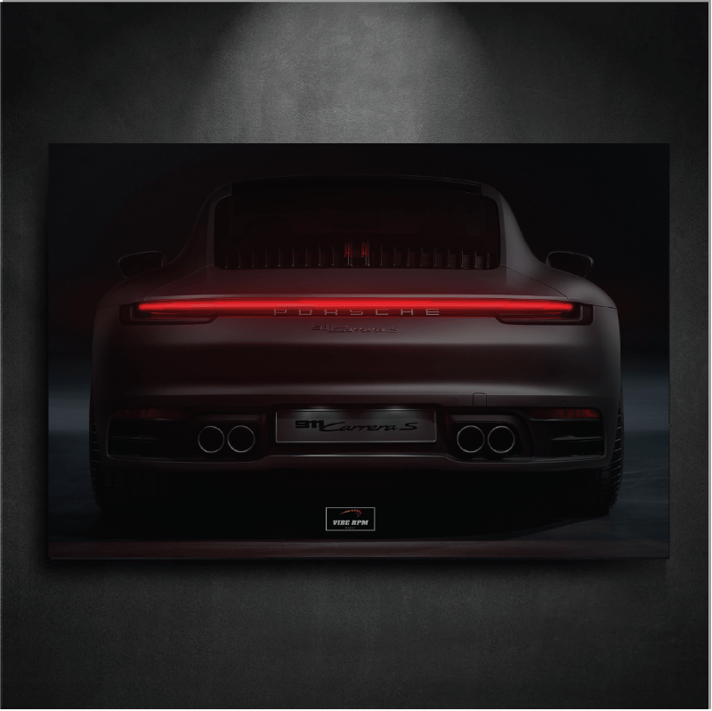 Tableau NEON Porsche 911 Carrera 4S