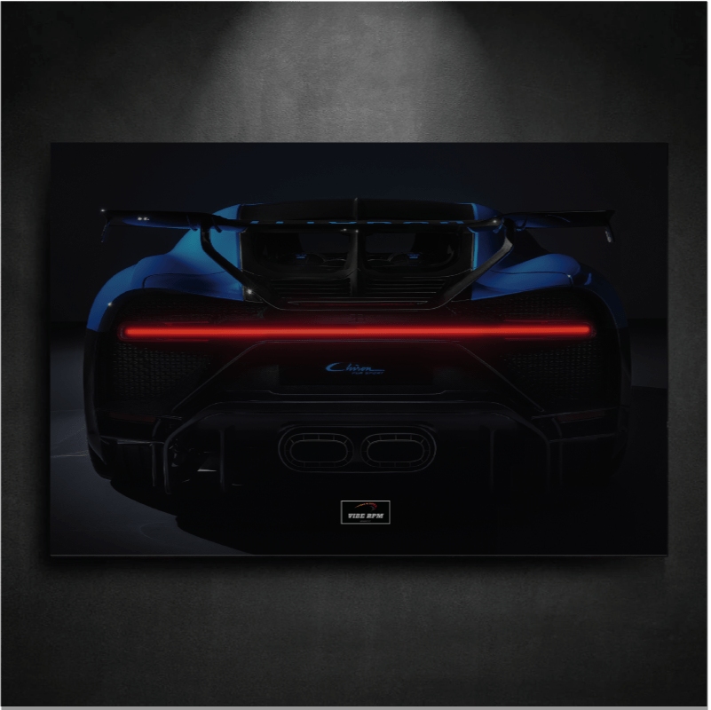 Tableau NEON Bugatti Chiron Pur Sport