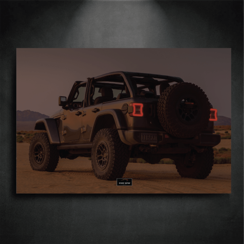 Tableau NEON-Jeep Wrangler Rubicon 392