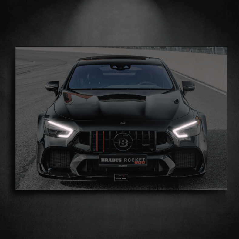 Tableau NÉON Mercedes Benz GT63s Brabus Rocket 900