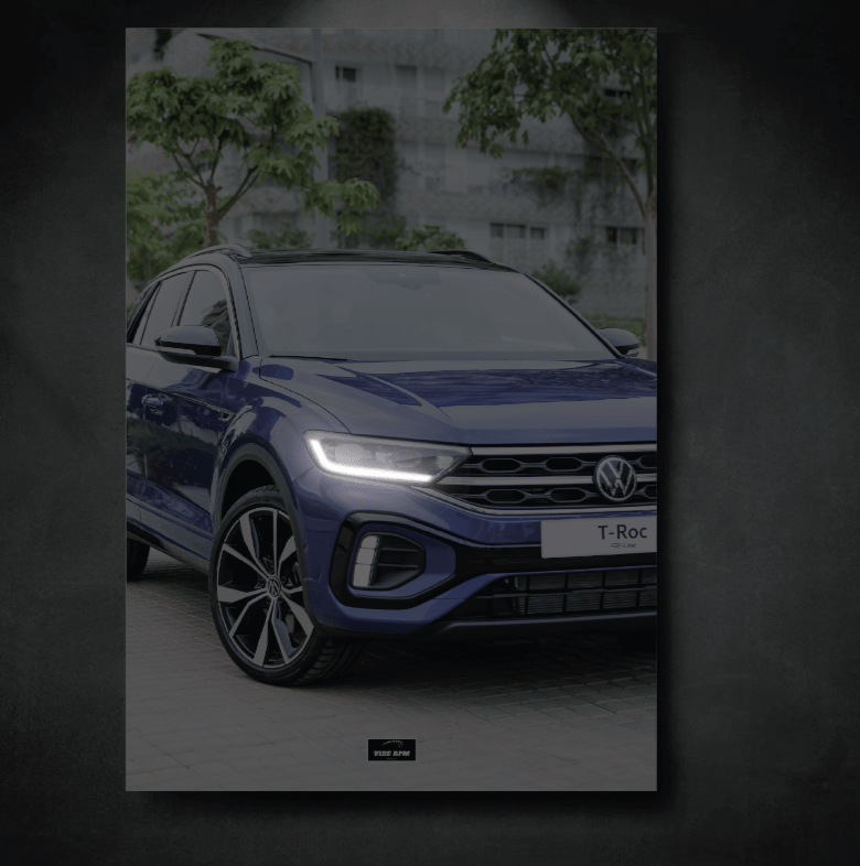 Tableau NEON Volkswagen t-roc.