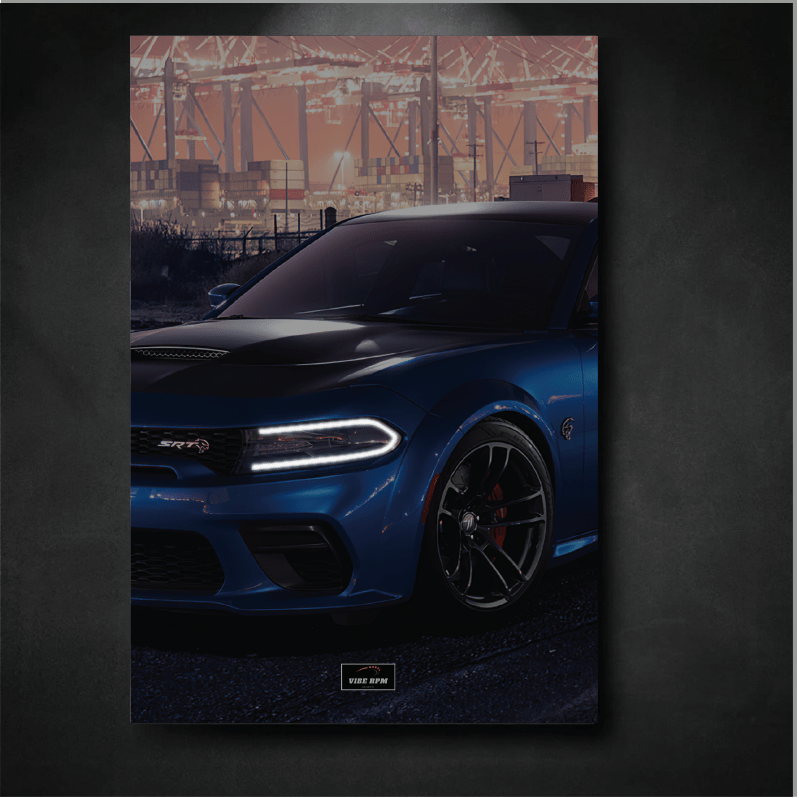 Tableau NEON 1 Dodge Charger SRT Hellcat