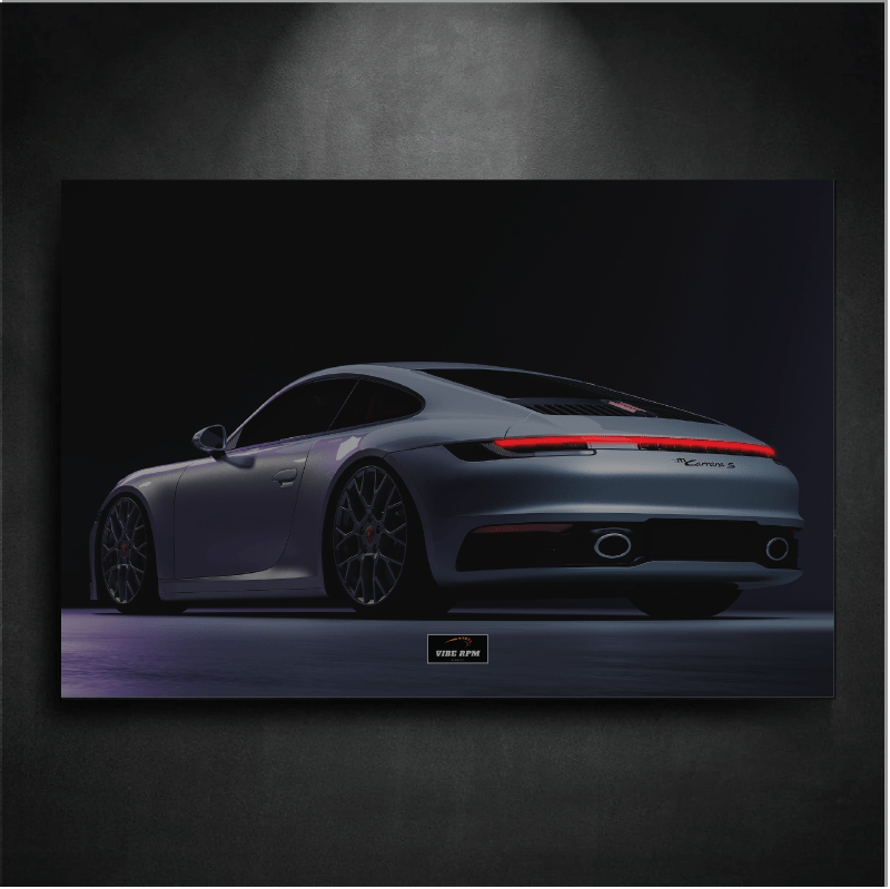 Tableau NEON Porsche 911 Carrera S