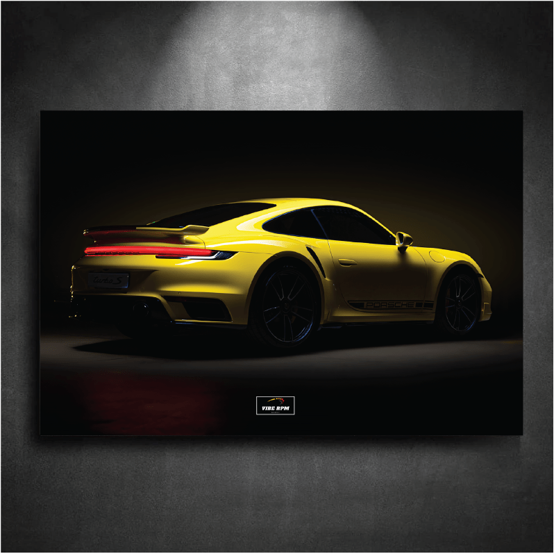 Tableau NEON Porsche 911 Turbo S