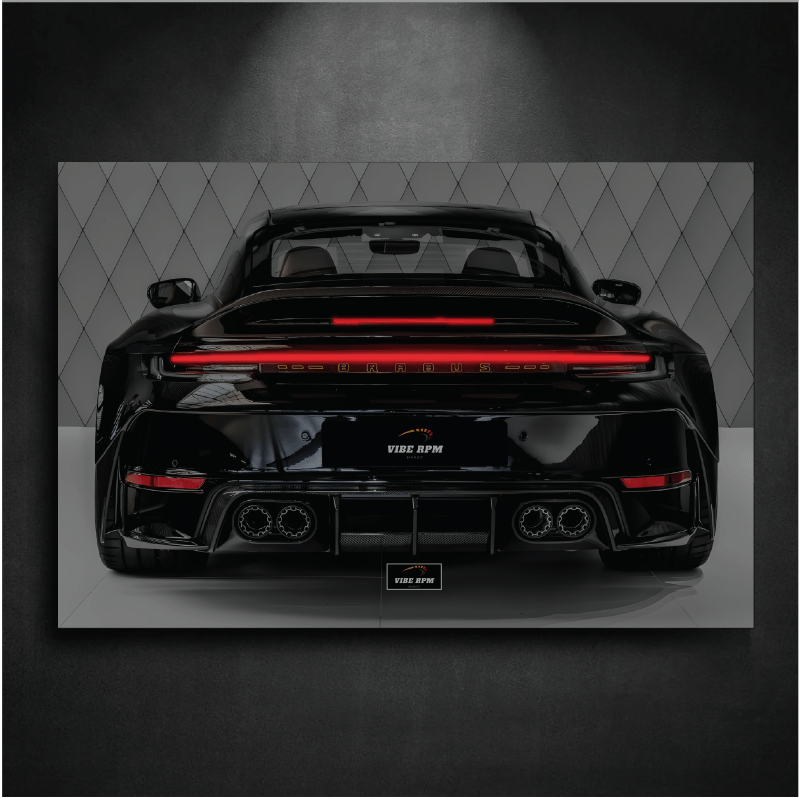 Tableau NEON Porsche 911 Turbo S Brabus Rocket 900