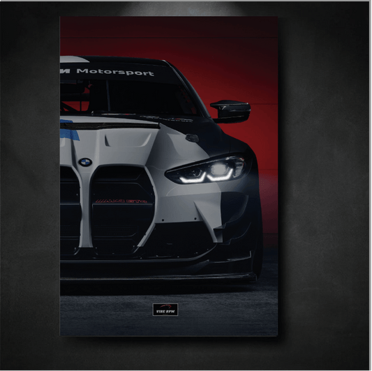 Tableau NÉON BMW M4 GT4