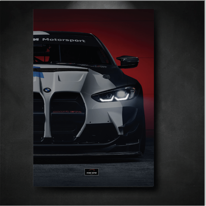 Tableau NÉON BMW M4 GT4