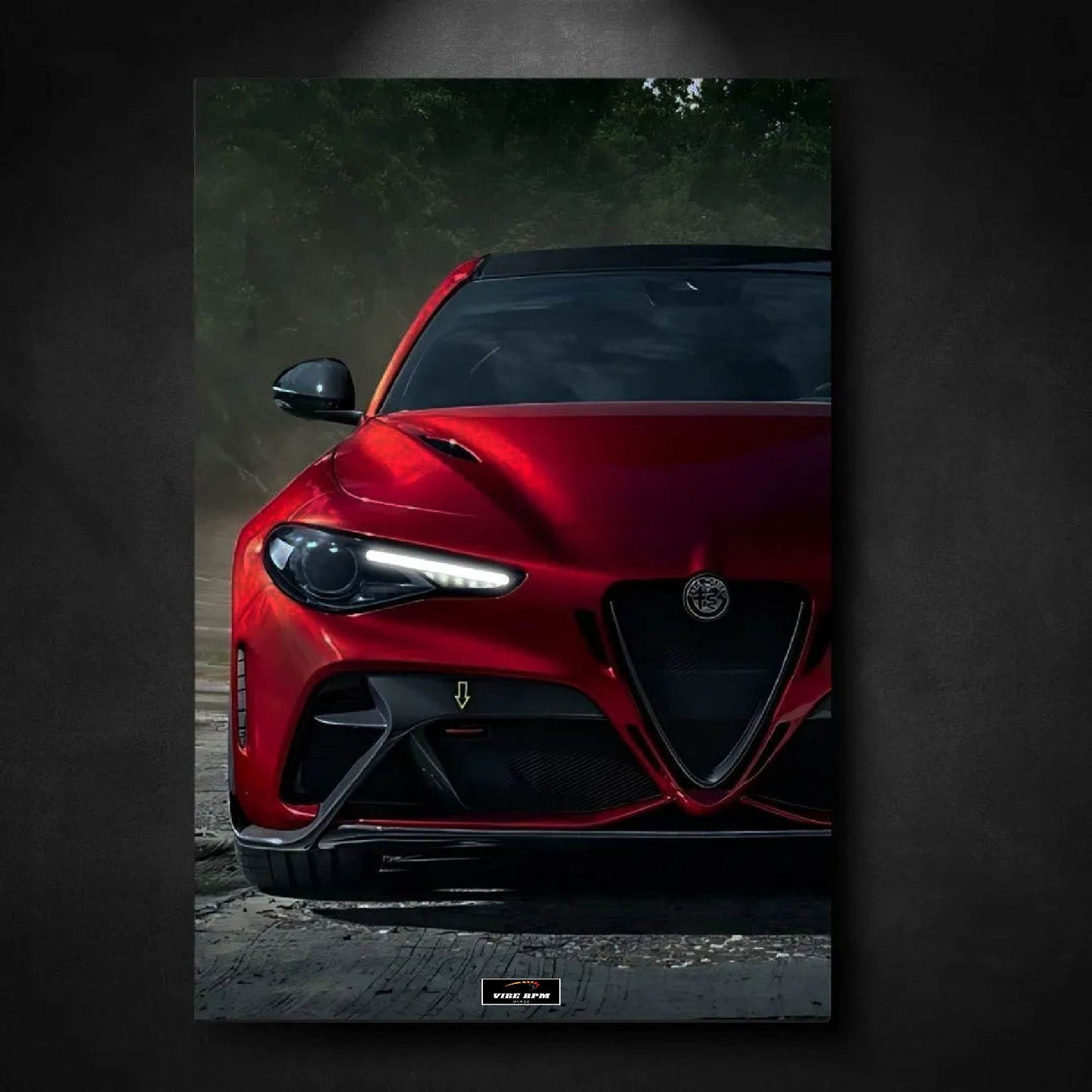 Tableau NEON Alfa Romeo Giulia GTA