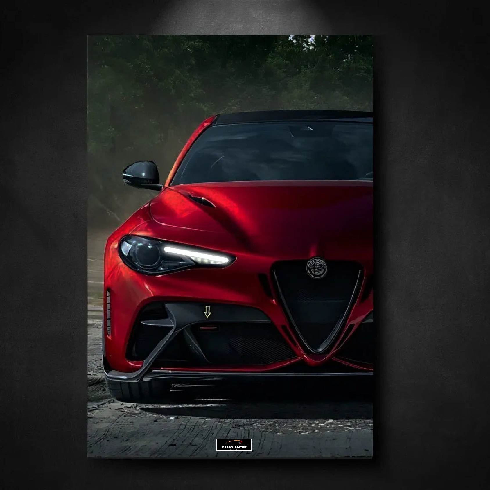 Tableau NEON Alfa Romeo Giulia GTA