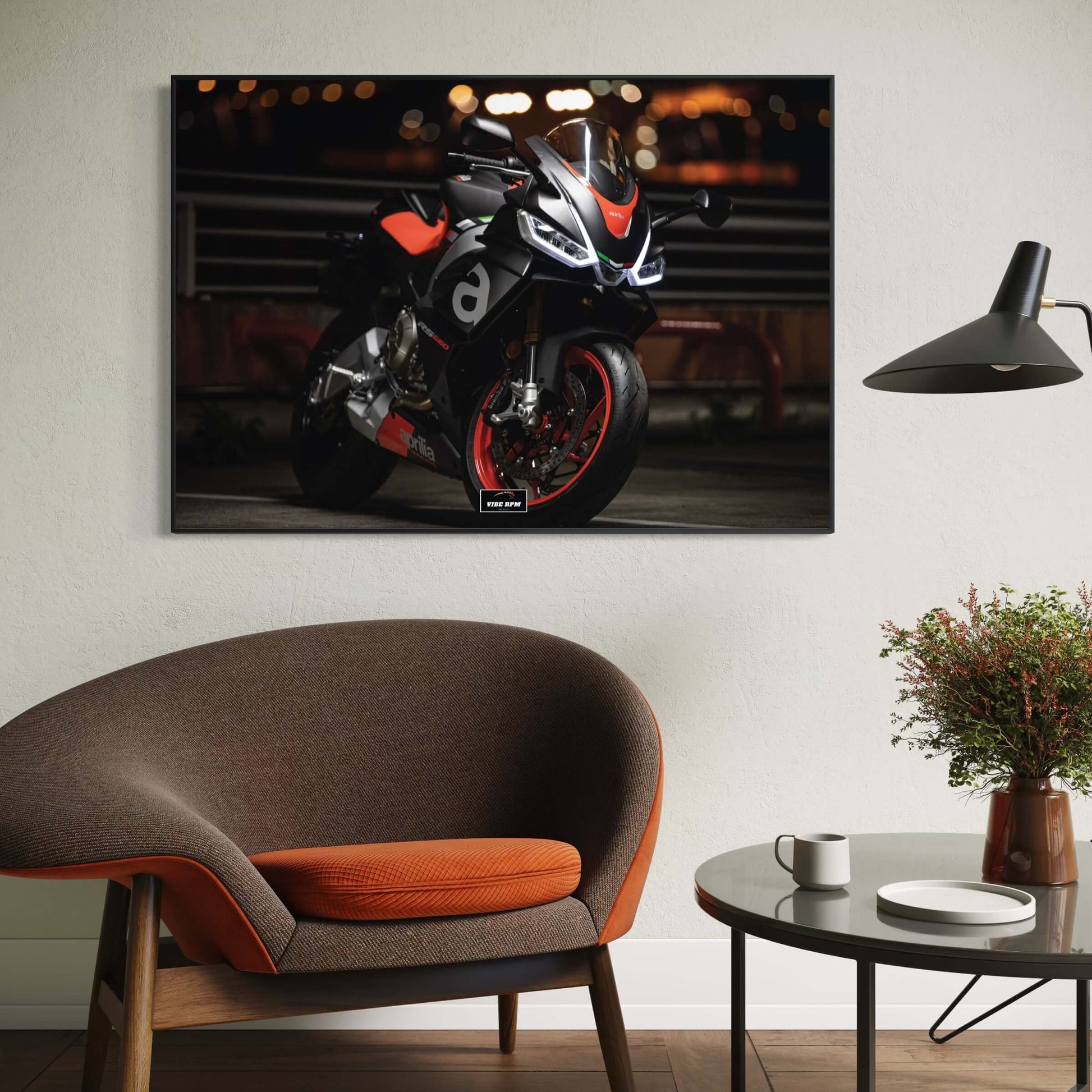 Tableau NÉON Aprilia RSV4 1100 Factory