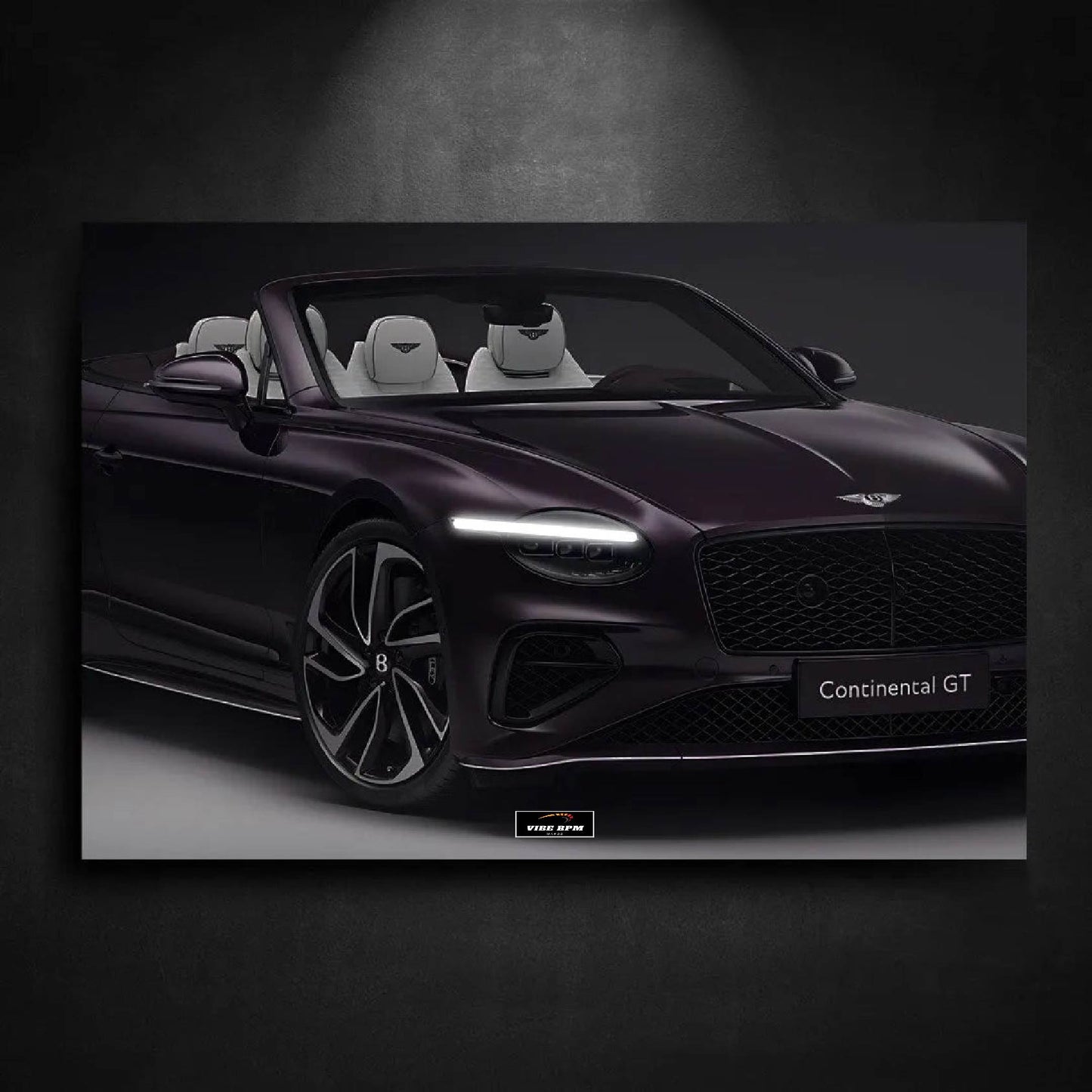 Tableau NEON Bentley Continental GT Mulliner viberpm