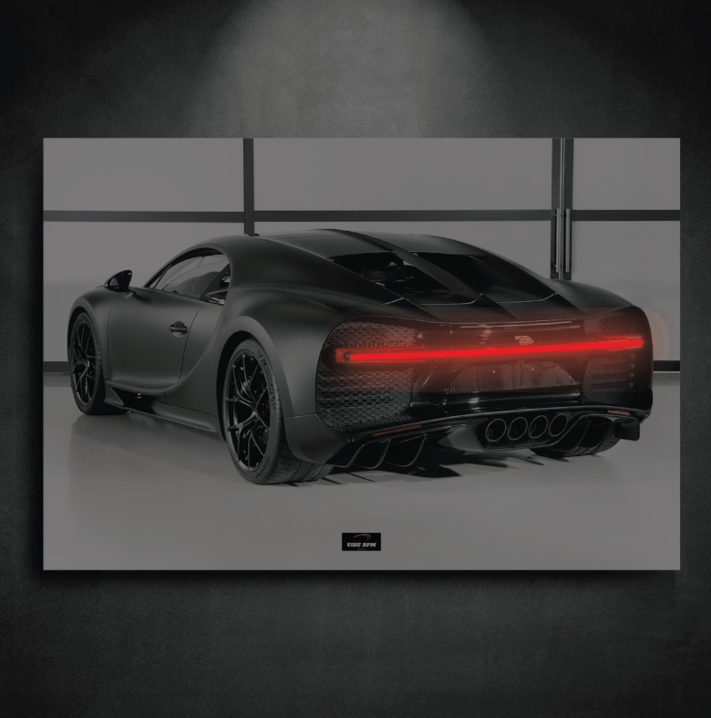 Tableau NÉON Bugatti Chiron