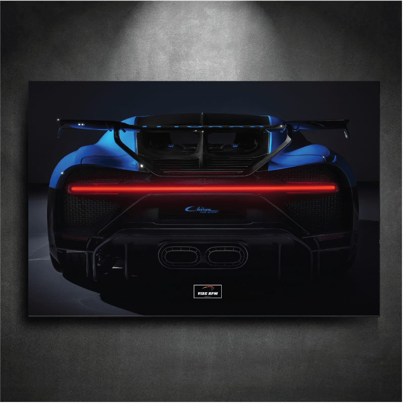 Tableau NEON Bugatti Chiron Pur Sport