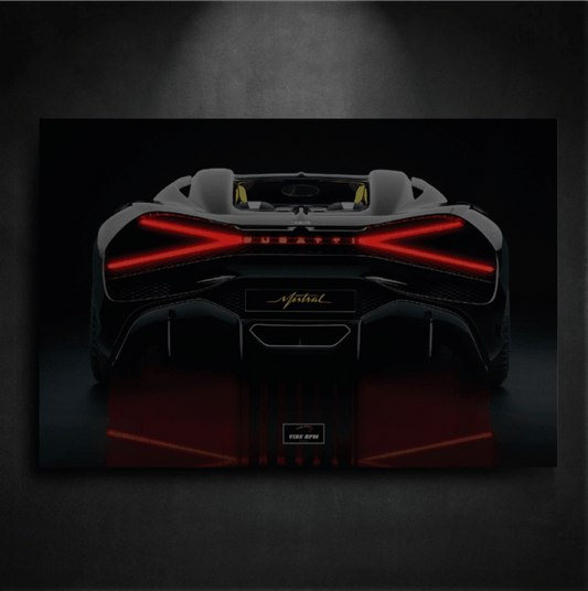 Tableau NEON Bugatti Mistral