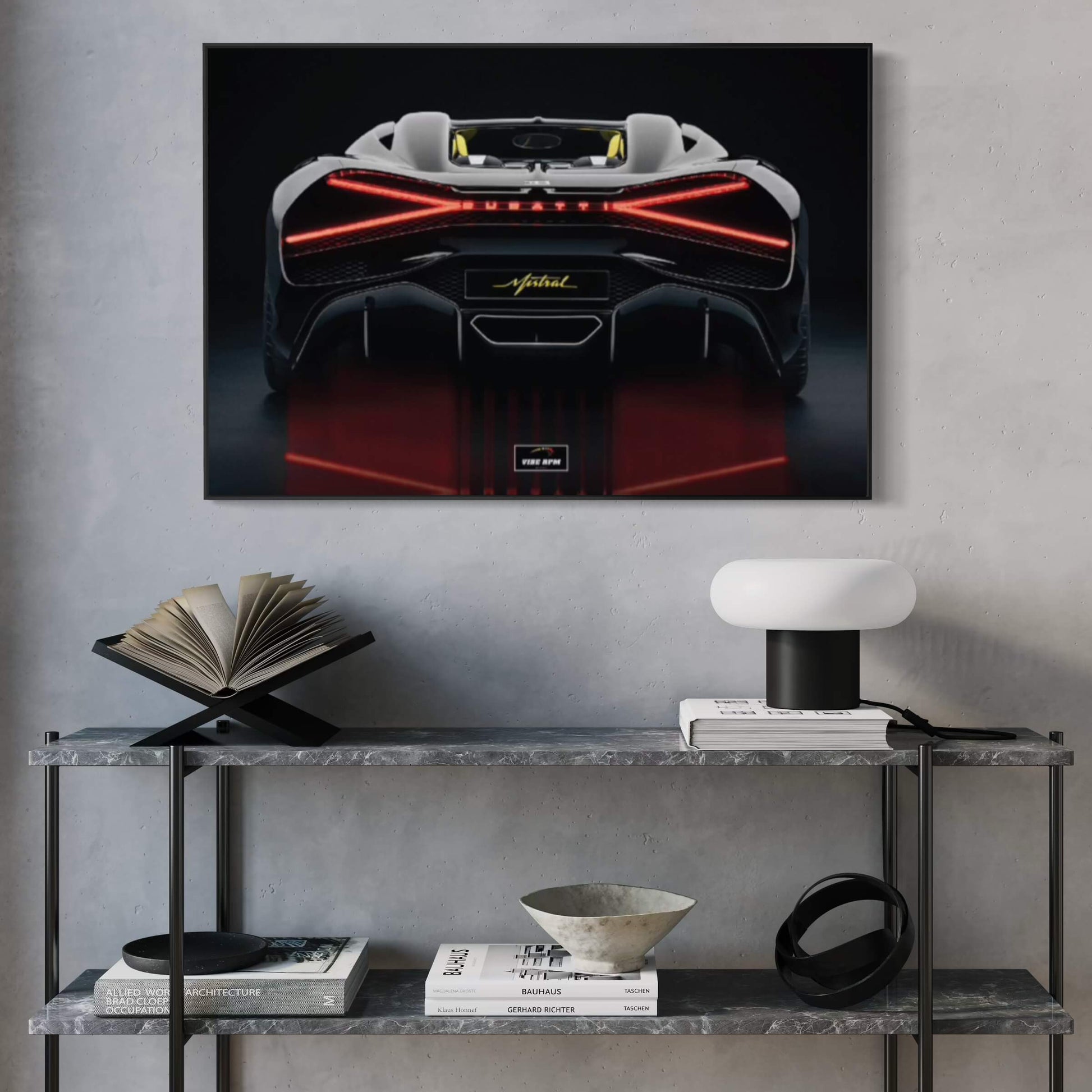 Tableau NÉON Bugatti Mistral