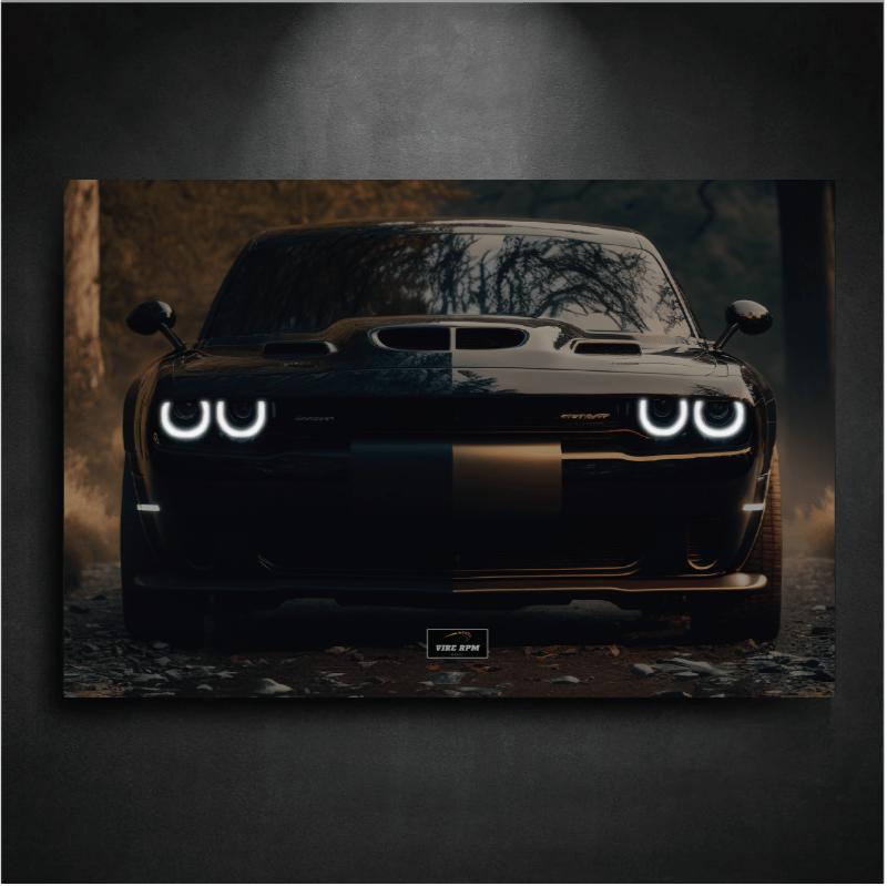 Tableau NEON Dodge Charger SRT Hellcat