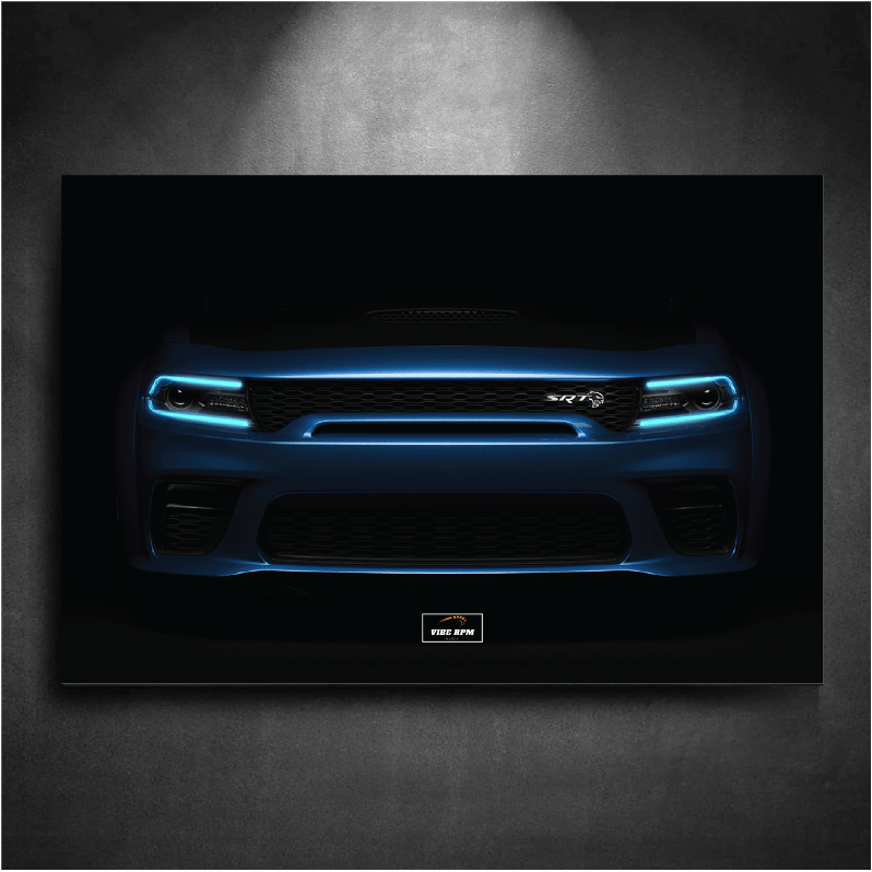 Tableau NEON Dodge Charger SRT Hellcat