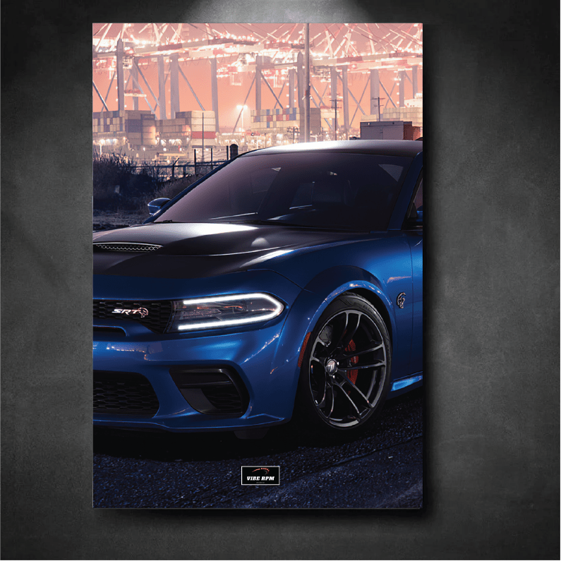 Tableau NEON Dodge Charger SRT Hellcat