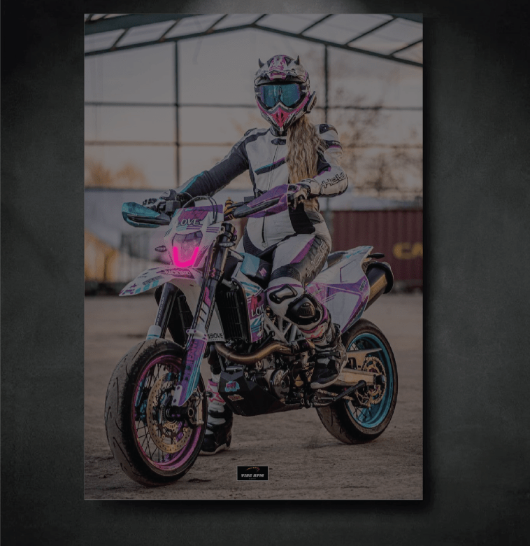 Tableau NEON MOTOCROSS