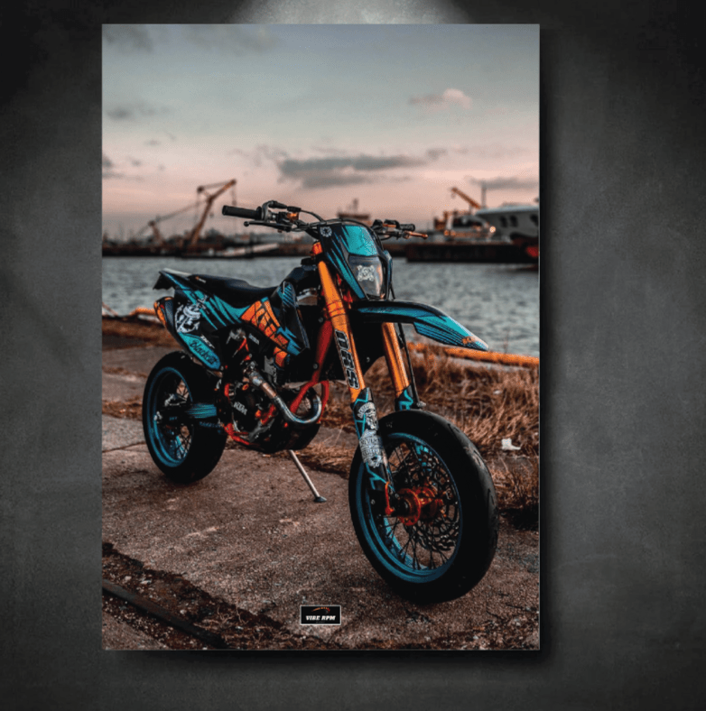 Tableau NEON MOTOCROSS