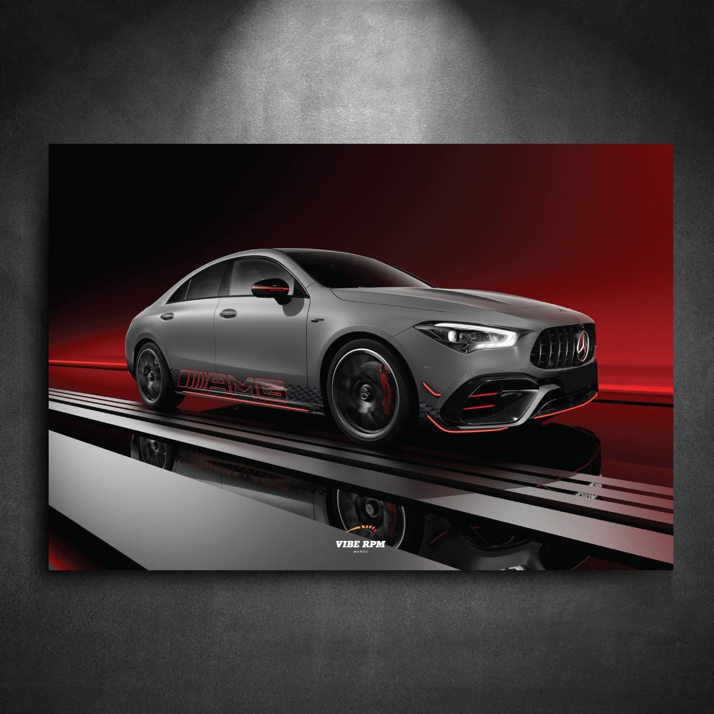 Tableau NÉON Mercedes-Benz CLA 45 AMG