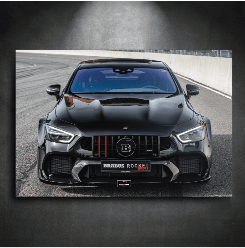 Tableau NÉON Mercedes Benz GT63s Brabus Rocket 900