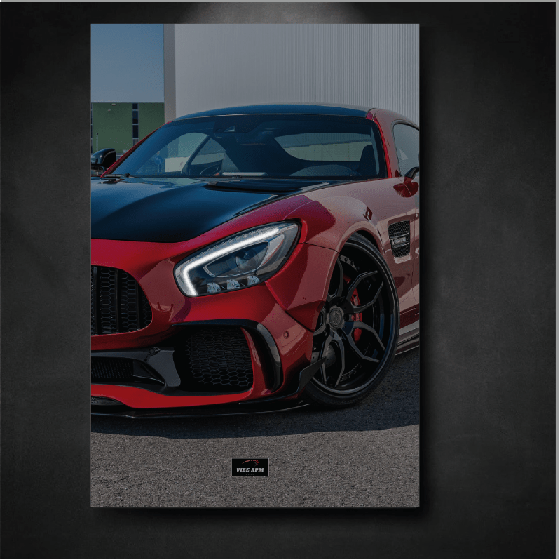 Tableau NÉON Mercedes AMG GT S