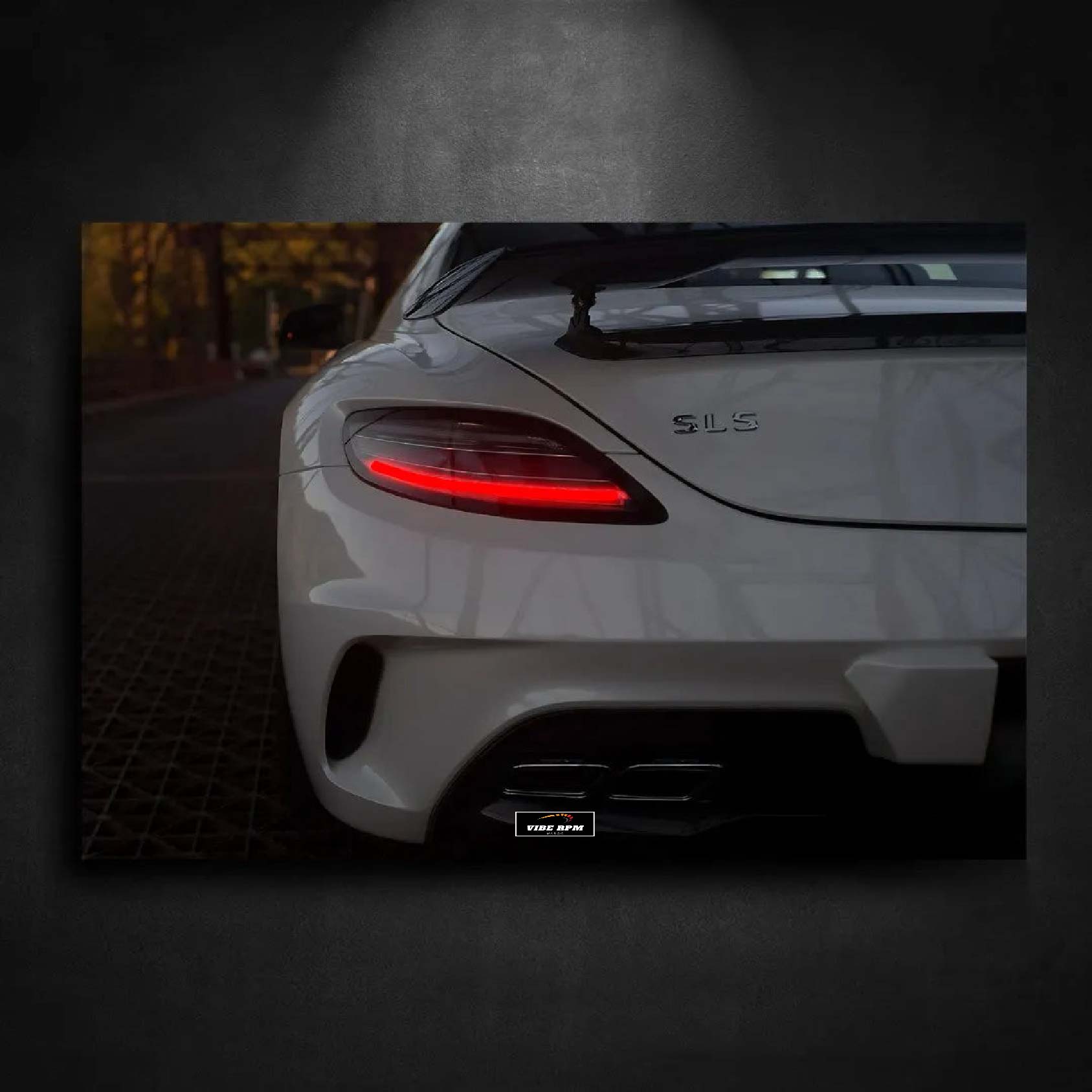 Tableau NÉON Mercedes SLS AMG Black Series viberpm