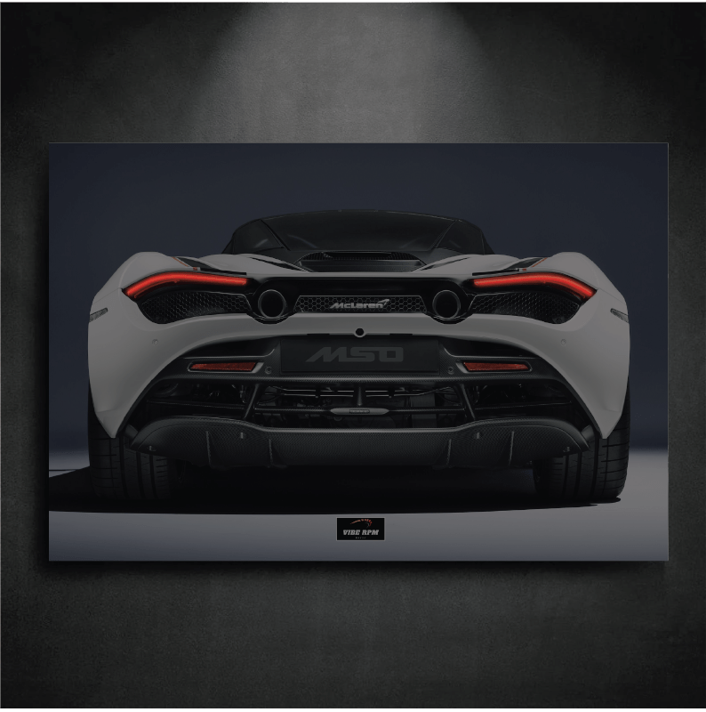 Tableau NEON Novitec McLaren 750S