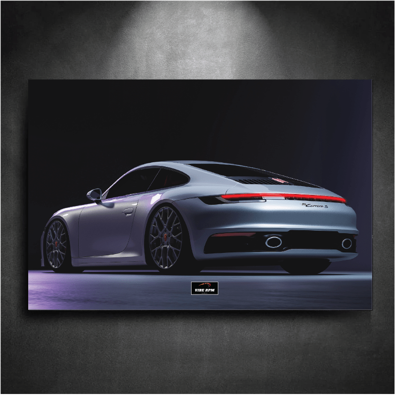 Tableau NEON Porsche 911 Carrera S