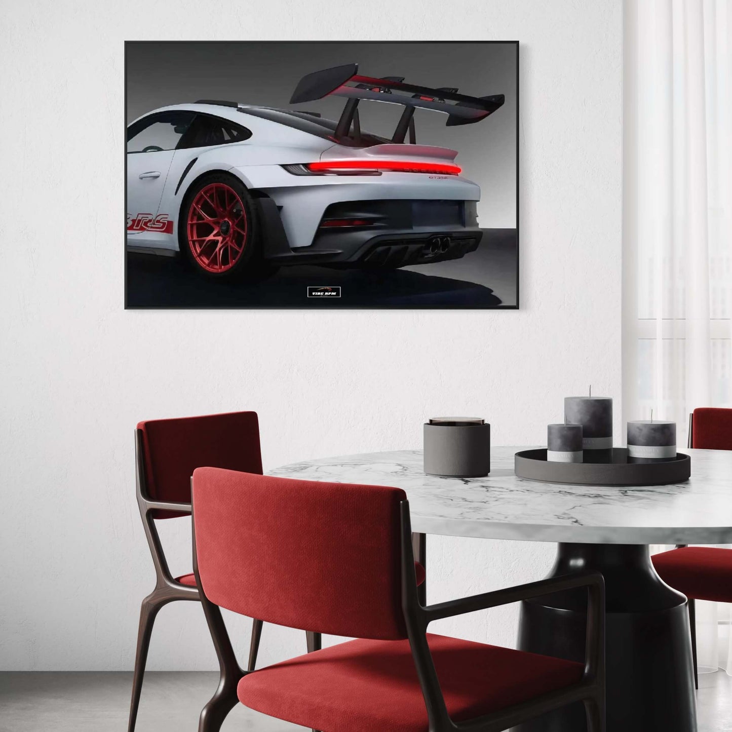 Tableau NÉON Porsche 911 GT3 RS