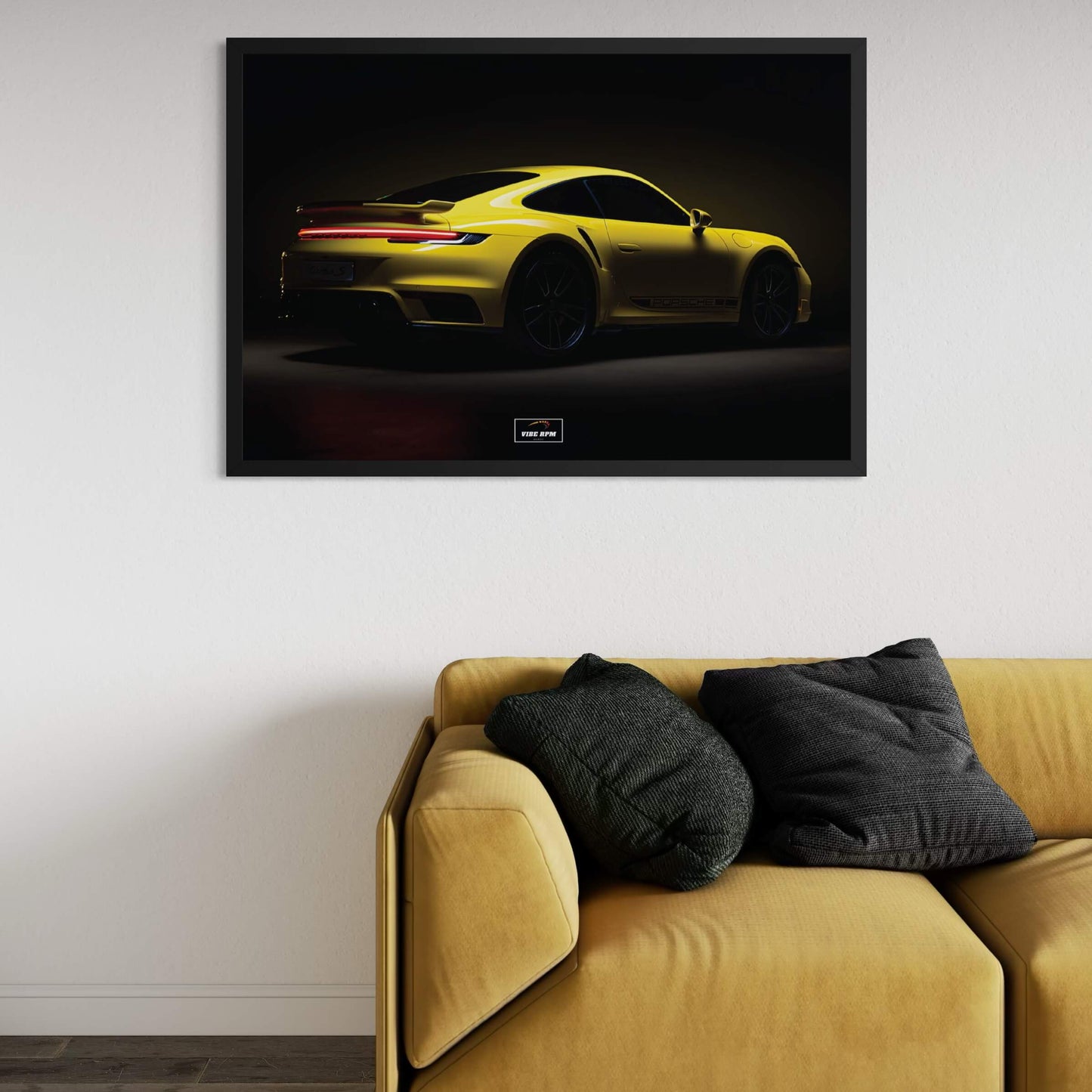 Tableau NÉON Porsche 911 Turbo S