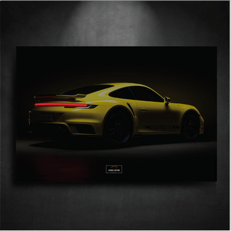 Tableau NEON Porsche 911 Turbo S
