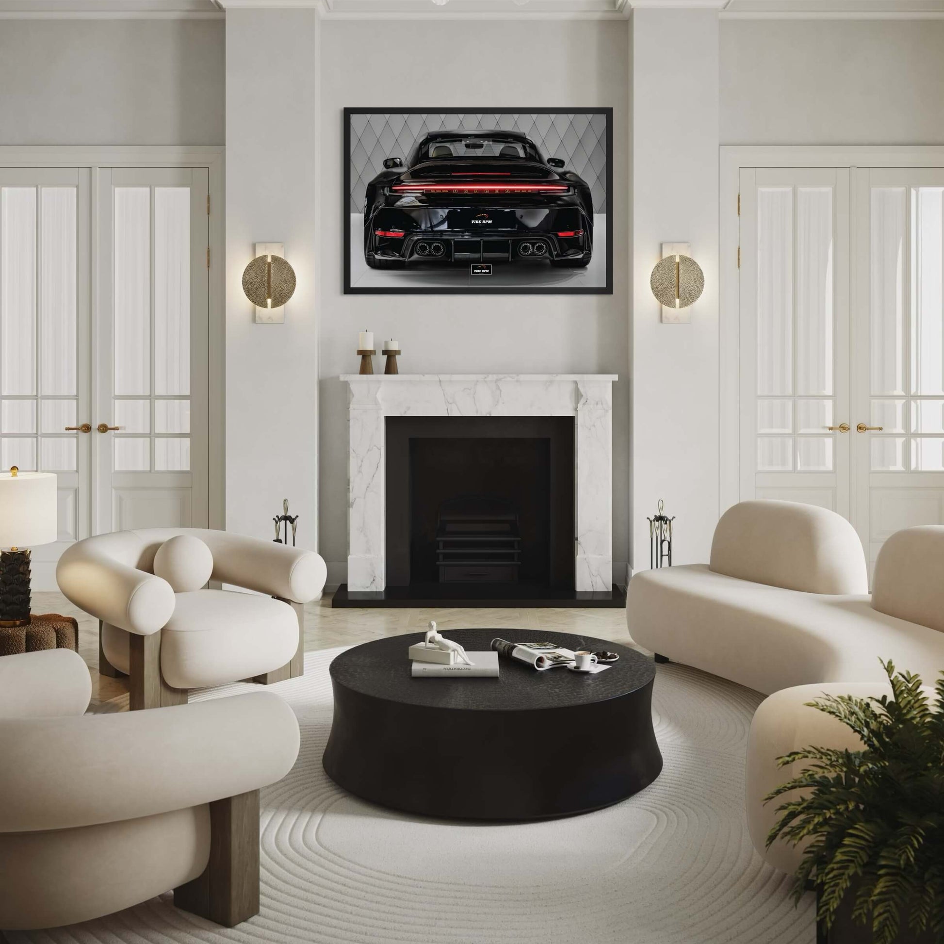 Tableau NÉON Porsche 911 Turbo S Brabus Rocket 900